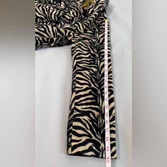 VTG KAREN KANE INC. LIFESTYLE Women’s Brown Tiger Print Long Line Jacket Sz M - Picture 11 of 14